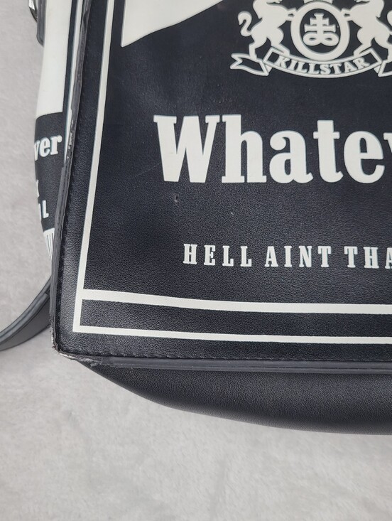 cigarette box backpack Killstar Menthol Bag Distressed We Are The Weirdos Soft Leather Cigarette Case Lighter